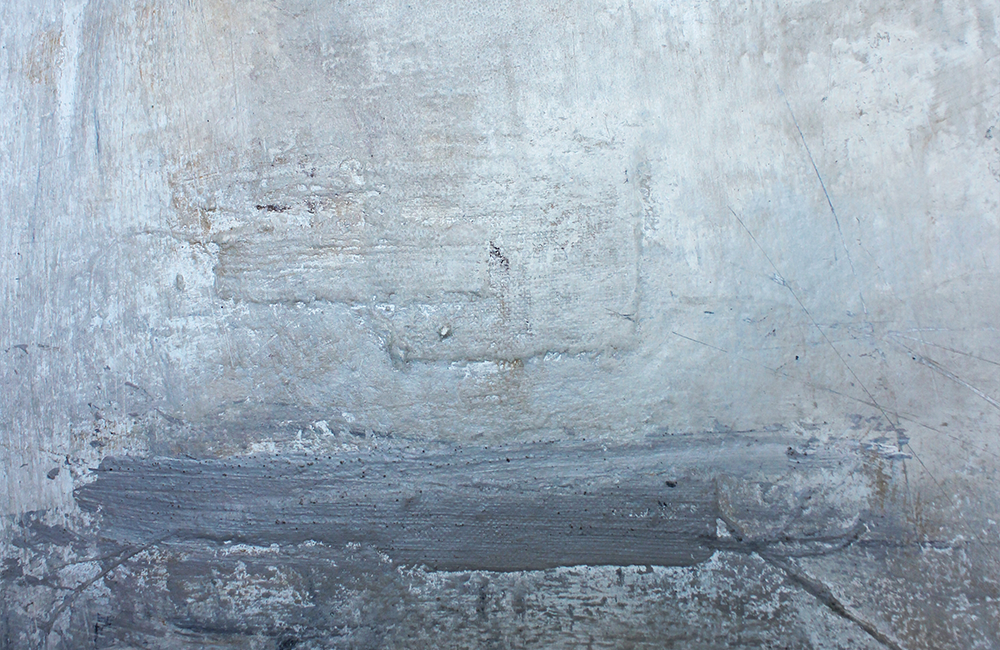 Detail of the textured surface of a mixed media artwork from KADO Series One by KADO.