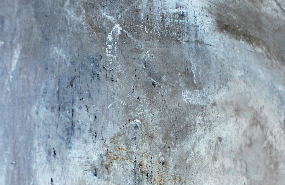 Detail of the textured surface of a mixed media artwork from KADO Series One by KADO.