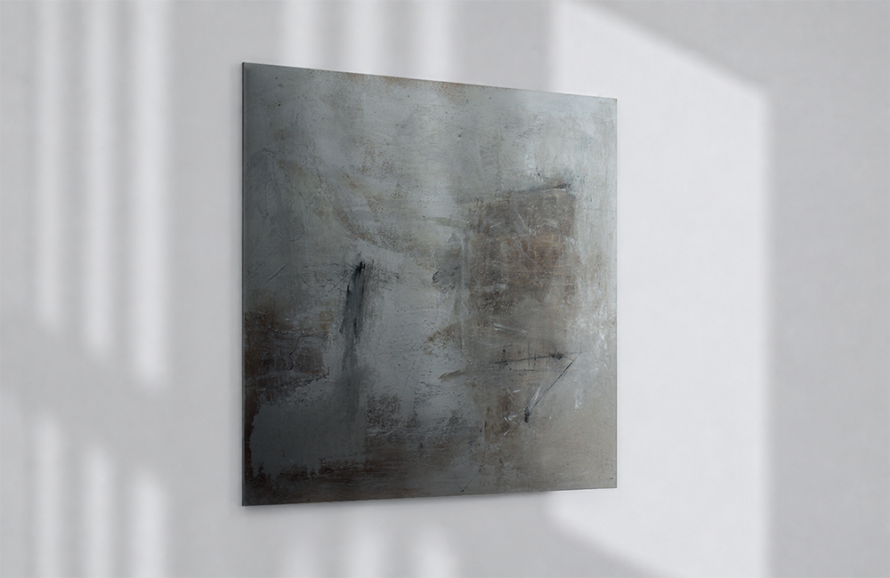Angled view of mixed media artwork from KADO Series One by KADO. 